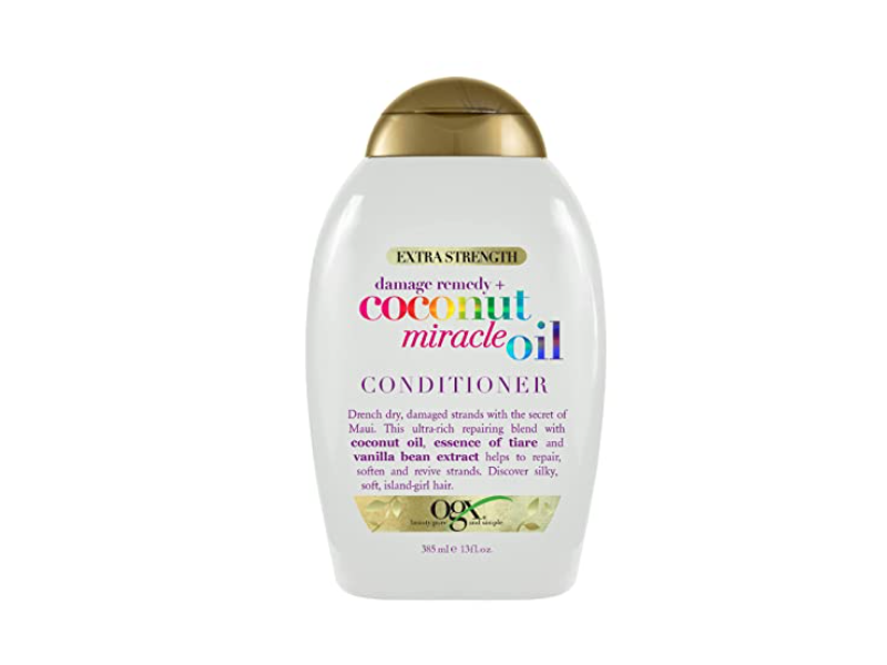 OGX Extra Strength Damage Remedy + Coconut Miracle Oil Conditioner, 13 fl oz/385 mL