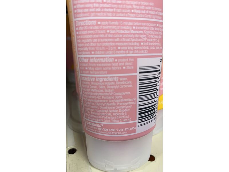 Neutrogena Invisible Daily Defense Lotion, Oxybenzone Free, SPF 30, 3 fl oz/88 mL