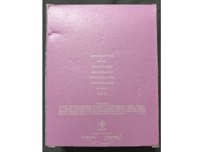 Chanel Eau De Parfum, Chance, 5 fl oz/150 mL