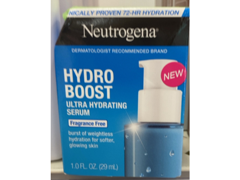 Neutrogena Hydro Boost Ultra Hydrating Serum, Hyaluronic Acid, 1 fl oz/29 mL
