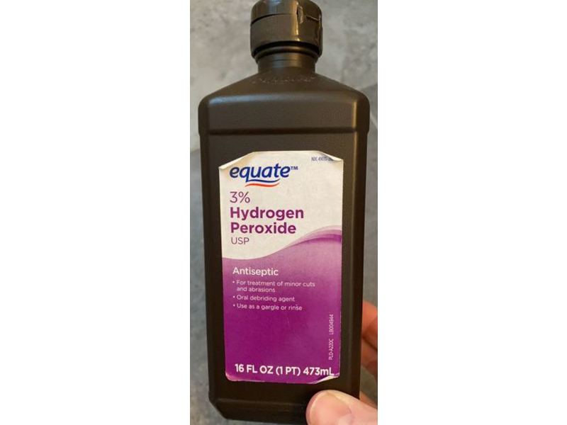 Equate 3% Hydrogen Peroxide Usp Antiseptic, 16 fl oz/473 ml