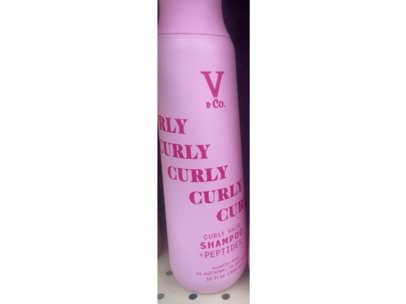 V & Co Curly Hair Shampoo, 12 fl oz/355 mL