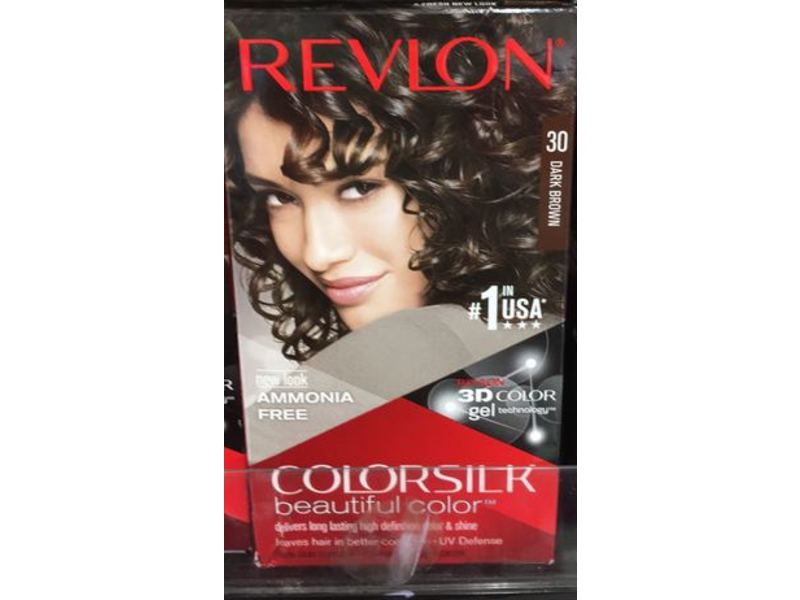 Revlon Colorsilk Beautiful Color, 30 Dark Brown, 1 Application