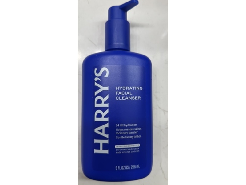 Harry's Hydrating Facial Cleanser, 9 fl oz/266 mL, Pack Of 2