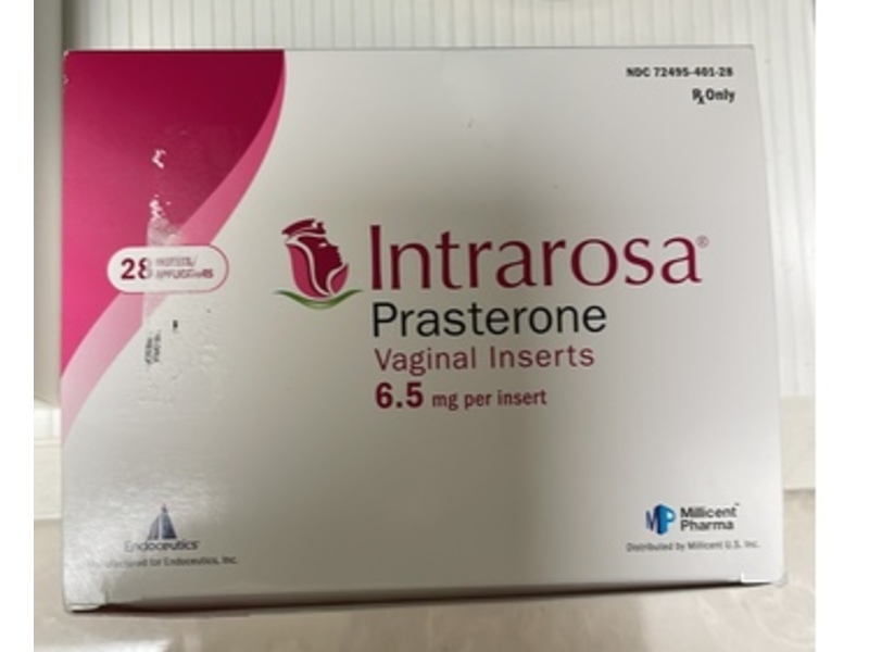 Intrarosa Prasterone Vaginal Inserts 6.5 mg, 28 Count, Millicent (Rx)