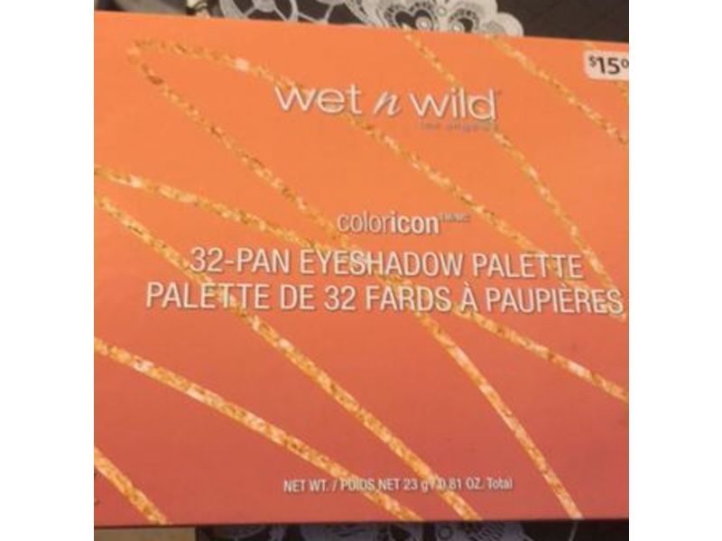 Wet N Wild Coloricon 32-Pan Eyeshadow Palette, 0.81 oz/23 g