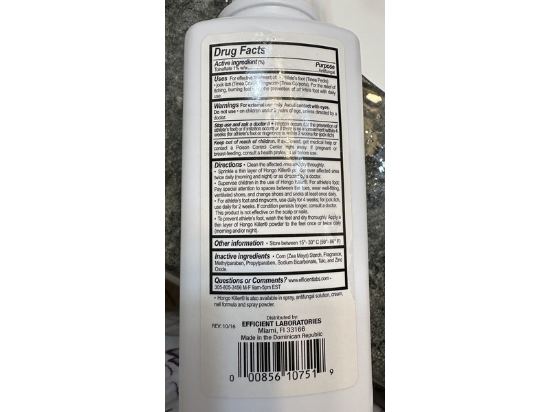 Hongo Killer Antifungal Powder, 7.05 oz/200 g