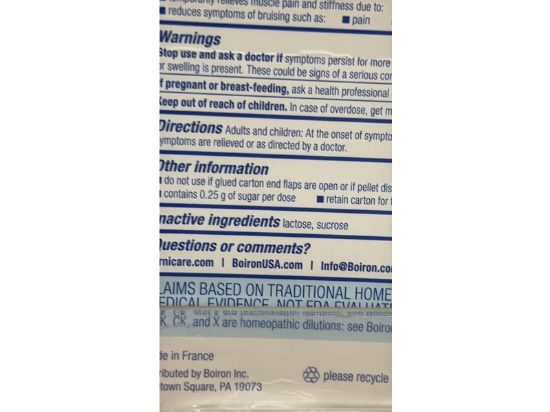 Boiron Arnica 30C Meltaway Pallets, 3 Count