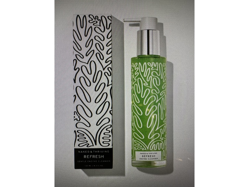 Naked & Thriving Refresh Gentle Enzyme Cleanser, Signature Scent, 4 fl oz.120 mL