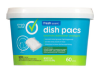 Simply Done Automatic Dishwasher Detergent Dish Pacs, Fresh, 60 Pacs - Image 2