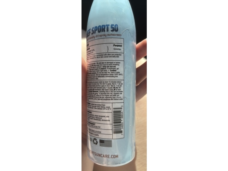 Reef Sport Suncare Sunscreen Lotion, SPF 50, 5.5 oz/155 g