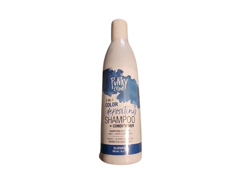 Punky Colour 3-In-1 Color Depositing Shampoo+Conditioner, Bluemania, 8.5 fl oz/250 mL