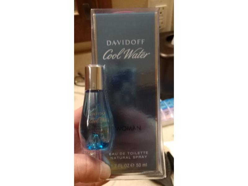 Davidoff Cool Water Eau de Toilette Natural Spray, 1.7 fl oz/50 mL