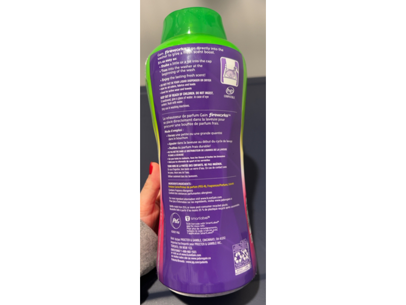 Gain Fireworks In-Wash Scent Booster, Moonlight Breeze, 37.5 oz/1.06 kg