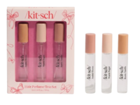 Kitsch Hair Perfume Trio Set, Warm Sugar, Amber Shores, Rustic Vanilla, 0.34 fl oz/10 mL - thumbnail 1