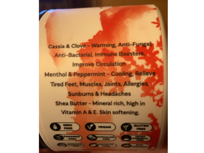 Born Free Organic Foot Fix Whipped Shea Butter, 2 oz/56.6 g