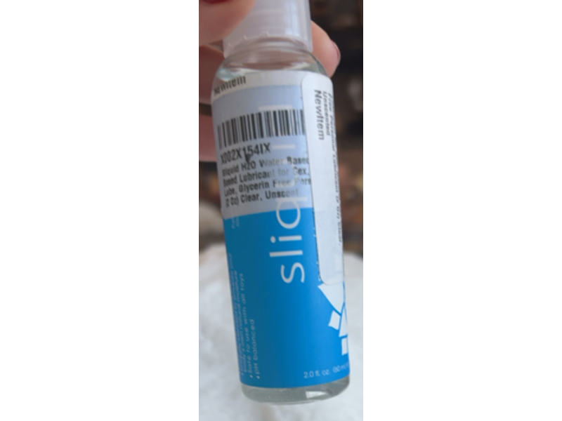 Sliquid H2O Natural Intimate Lubricant, 2.0 fl oz/60 mL
