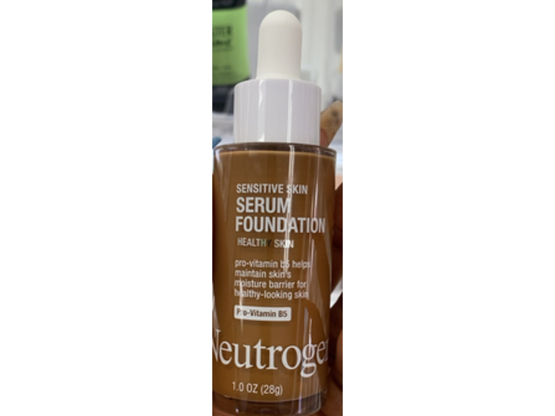 Neutrogena Healthy Skin Sensitive Skin Serum Foundation, Deep 01, 1 oz/28 g