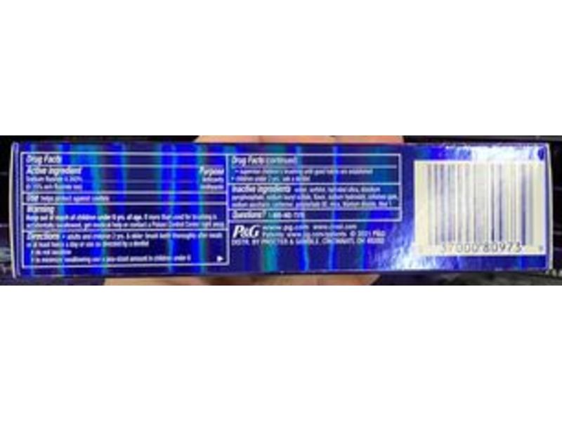 Crest 3D White Fluoride Anticavity Toothpaste, Radiant Mint, 2.7 oz/76 g, Value 3 Pack