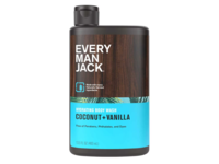 Every Man Jack Hydrating Body Wash, Coconut + Vanilla, 13.5 fl oz/400 mL - Image 2