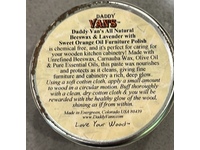 Daddy Van's All Natural Beeswax Furniture Polish, Sweet Orange Oil, 5 oz - thumbnail 4