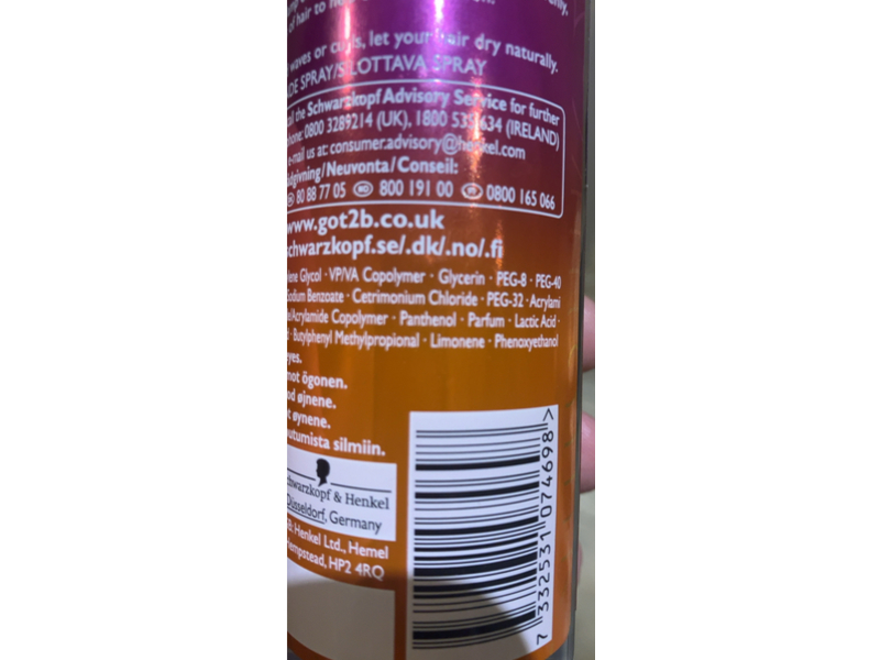 Schwarzkopf Twisted Anti - Frizz Styling Spray, 200 mL