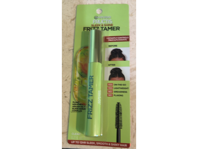 Garnier Fructis Sleek & Shine Frizz Tamer, Clear, 0.27 fl oz/8 mL