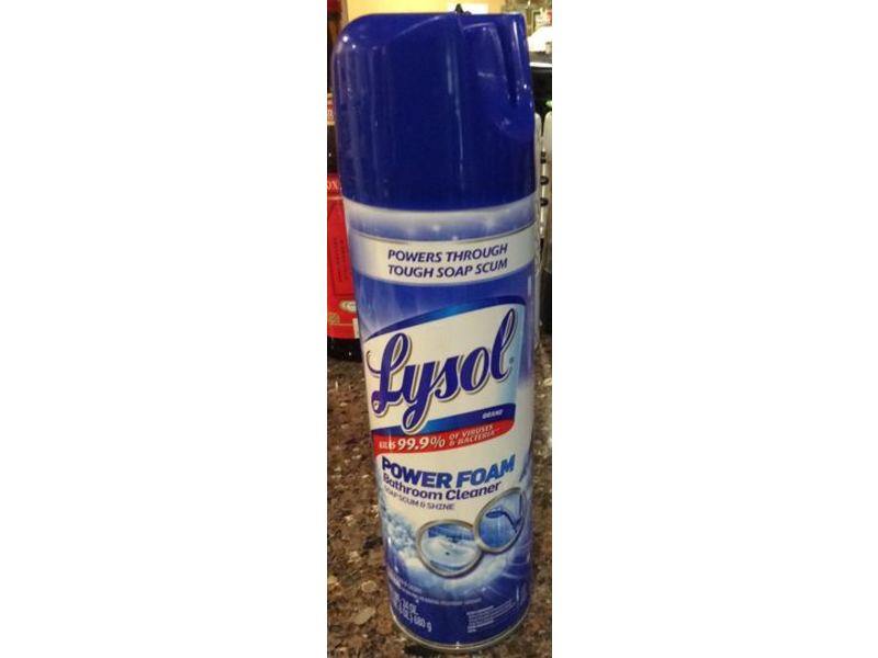 Lysol Power Foam Bathroom Cleaner, 24 oz/680 g