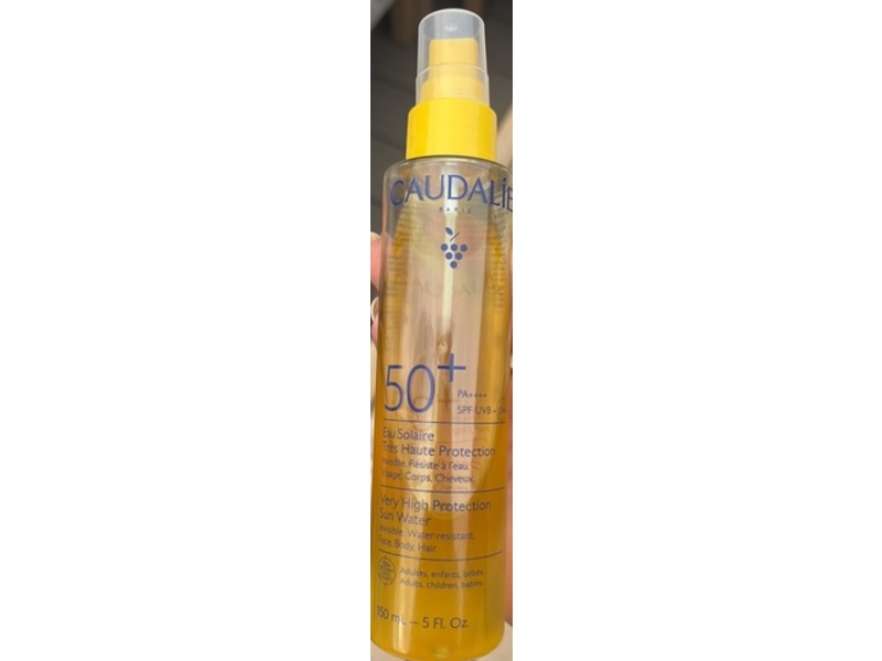 Caudalie Very High Protection Sun Water, SPF 50+ PA++++, 5 fl oz/150 mL