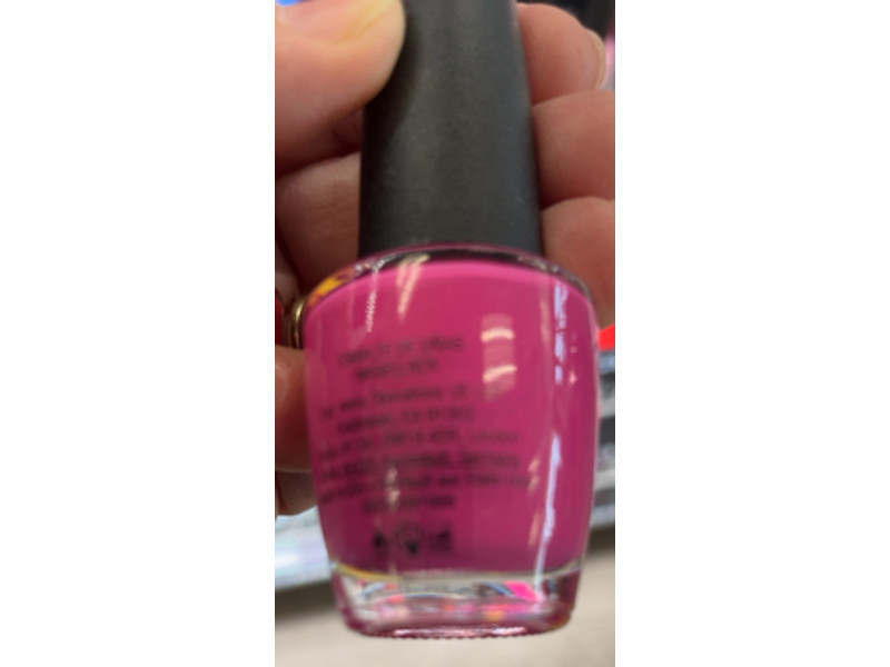 O.P.I Nail Lacquer, No Turning Back From Pink Street, 0.5 oz/13 mL