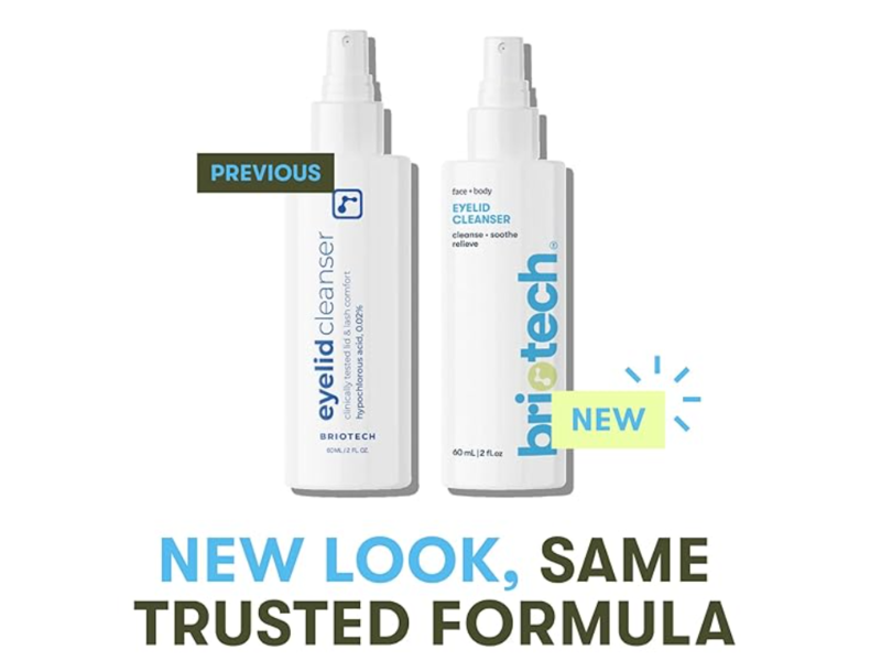 Briotech Eyelid Cleanser, 2 fl oz/60 mL