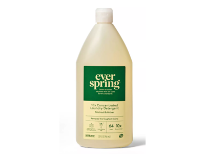 Ever Spring Laundry Detergent, Patchouli & Vetriver, 64 Loads, 32 fl oz/946 mL