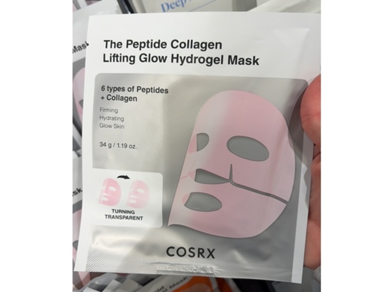 Cosrx The Peptide Collagen Lifting Glow Hydrogel Mask, 1.19 oz/34 g
