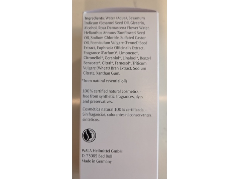 Dr. Hauschka Eye Make-Up Remover, 2.5 fl oz/75 mL