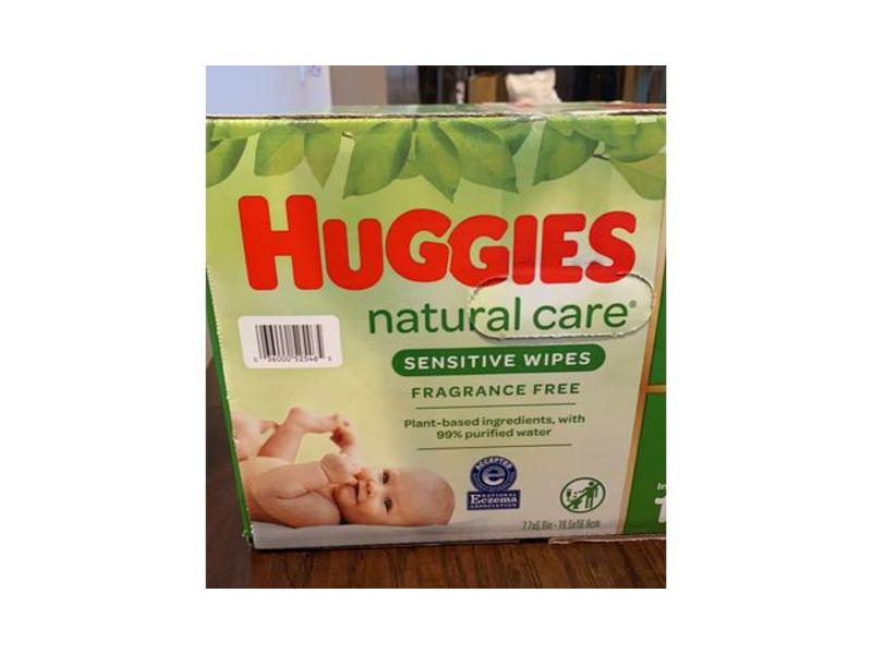 Huggies Natural Care Sensitive Wipes, Fragrance Free, 1088 Ct