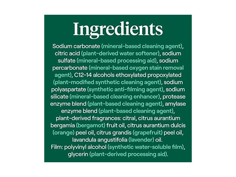 Seventh Generation Power+ Dishwasher Detergent, Fresh Citrus Scent, 21.1 fl oz/1.3 Lbs, 43 Count