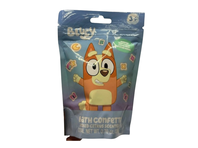 Bluey Bath Confetti, Mixed Citrus Scented, 0.70 oz