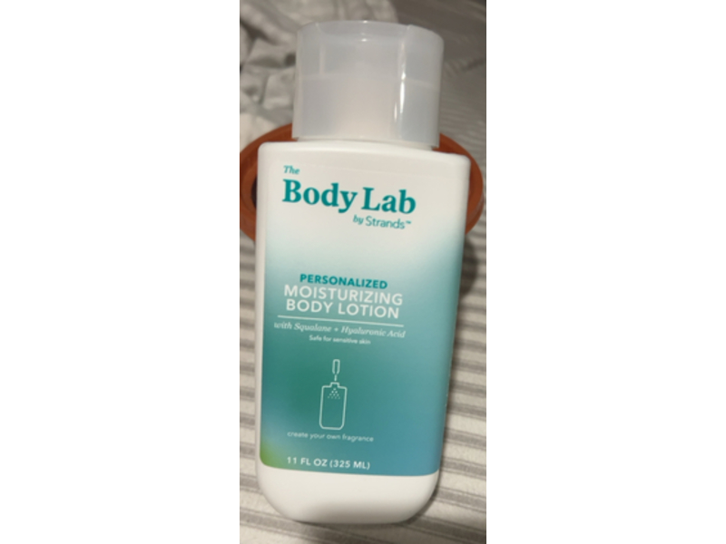 The Body Lab Personalized Moisturizing Body Lotion, Squalane + Hyaluronic Acid, 11 fl oz/325 mL