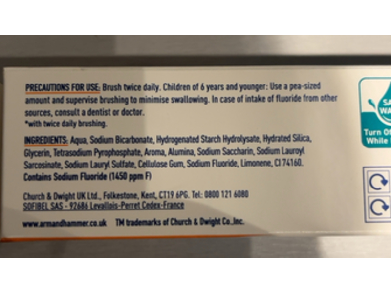 Arm & Hammer Advance White Pro Toothpaste, Minty Fresh Breath, 75 mL