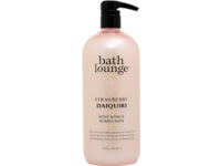 Bath Lounge Body Wash & Bubble Bath, Strawberry, 32 fl oz/946 mL - Image 2