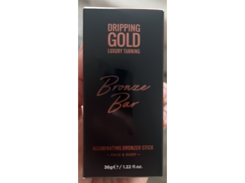 SOSU Cosmetics Dripping Gold Bronze Bar Illuminating Bronzer Stick, 1.22 fl oz/36 g
