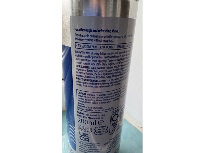 Lacura Triple Action Shave Gel, 200 mL, Pack Of 3