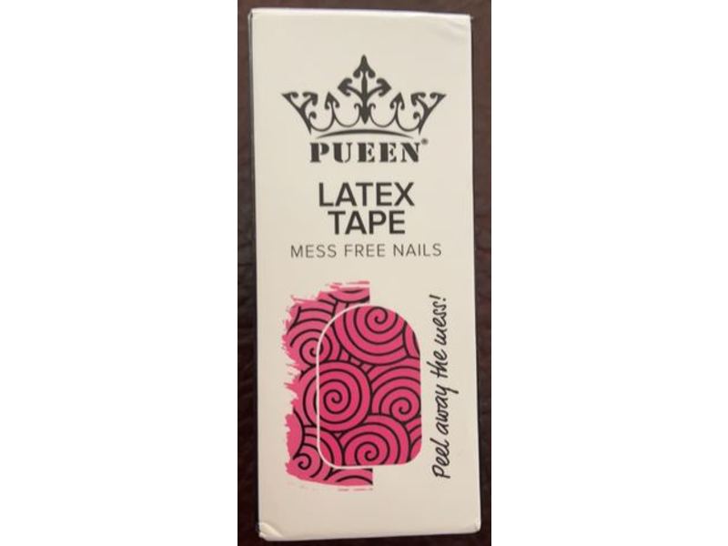 Pueen Latex Tape Peel Off Cuticle Guard, Pink, 15 mL
