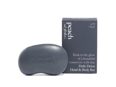 Peach Not Plastic Hand & Body Bar, Daily Detox, 4 oz/113 g