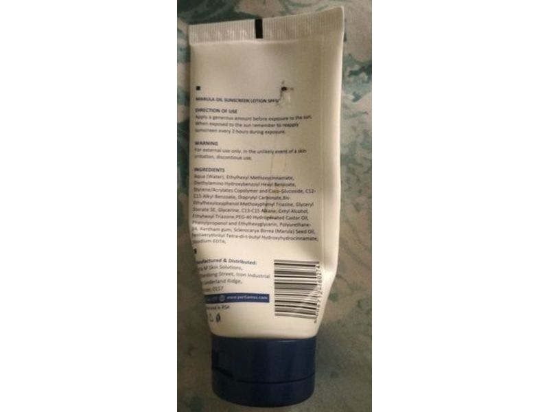 Portia M Marula Oil Sunscreen Lotion, SPF 50, 100 mL