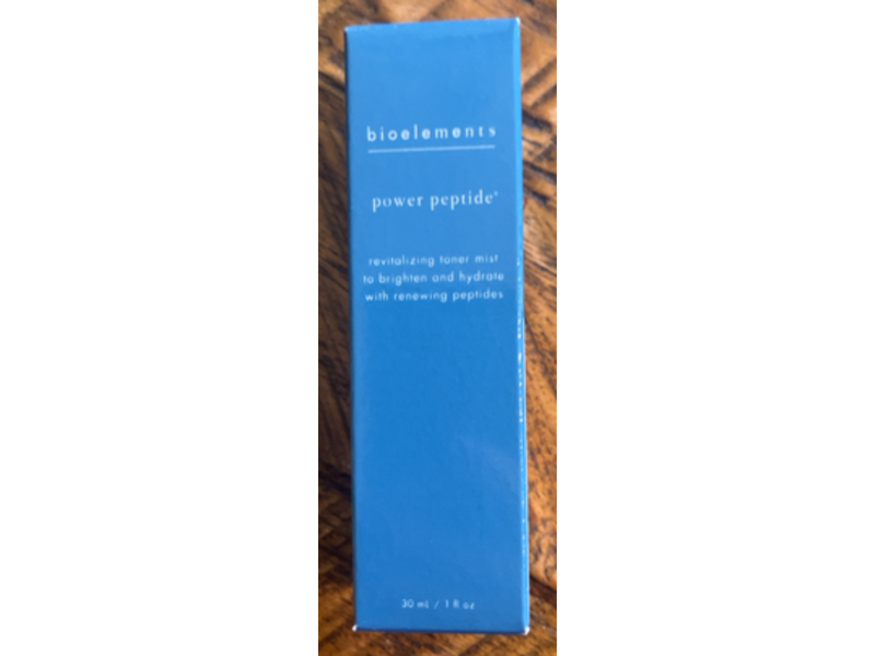 Bioelements Power Peptide Revitalizing Toner Mist, 1 fl oz/30 mL