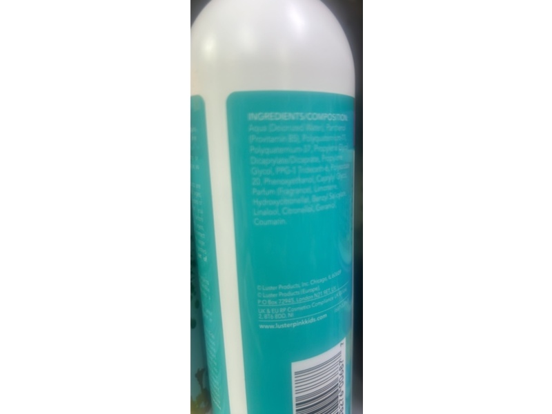 Luster's Pink Kids Detangling Spray Leave-In Conditioner, Provitamin B5, 12 fl oz/355 mL