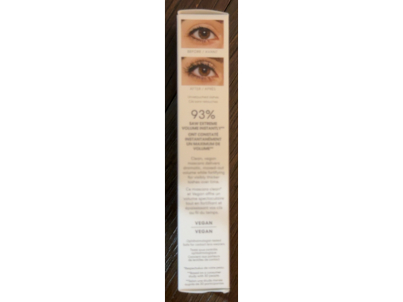 BareMinerals Maximist Phyto - Fiber Volumizing Mascara, Black, 0.16 fl oz/5 mL