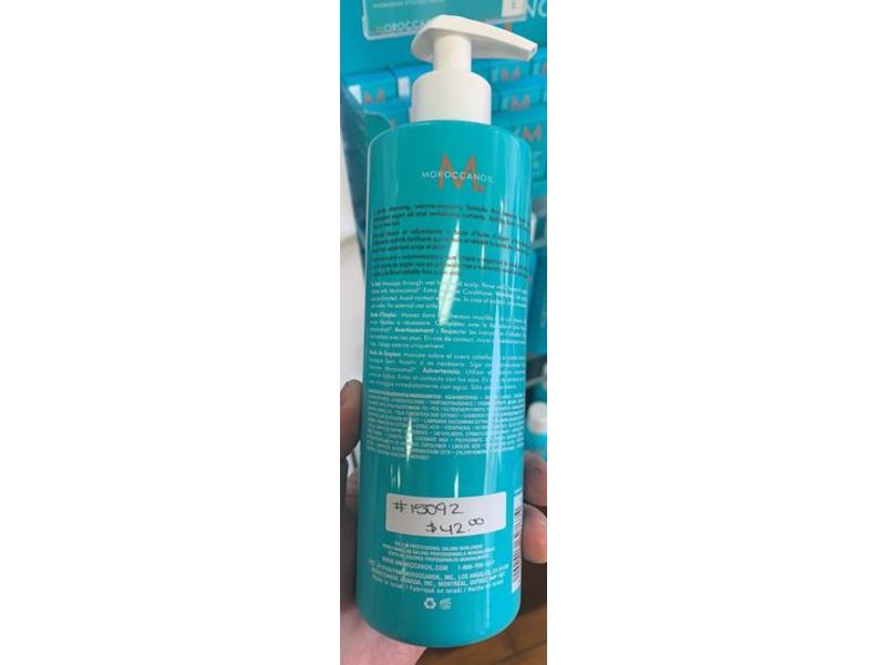 Moroccanoil Extra Volume Shampoo, 16.9 oz/500 mL
