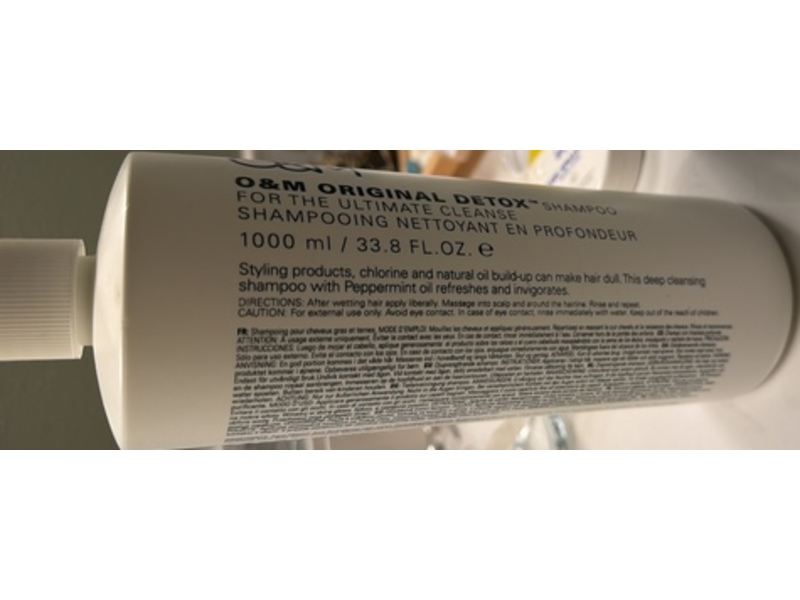 O&M Original Detox Shampoo, 33.8 fl oz/100 mL